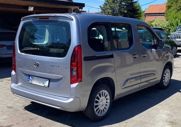 Toyota Proace City Verso cena 49900 przebieg: 100000, rok produkcji 2021 z Międzylesie małe 211